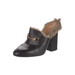 ❤️Gucci Horsebit Fur Leather Mules❤️
